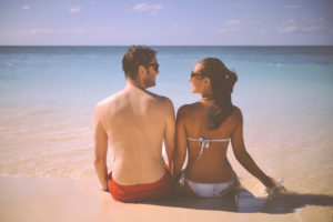 A Couple On A Beach