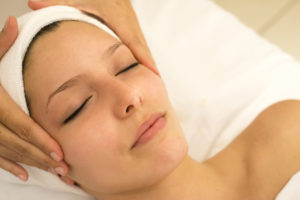 A Patient Enjoying A Facial